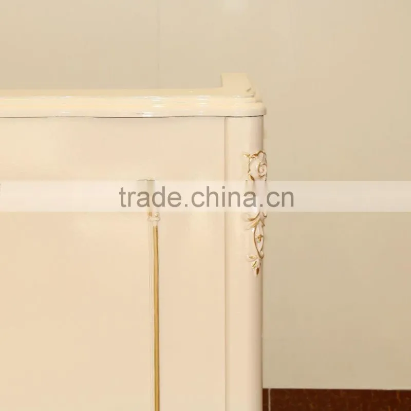 Customized wooden cashier desk store checkout counter