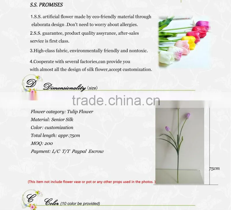 large wholesale artificial flowers cheap