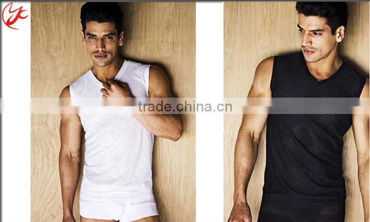 Gym stringer sexy men tank top wholesale (YCT-C0078)