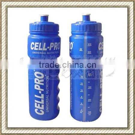 400/450/750ml plastic Sport Water Bottle with nozzle lid