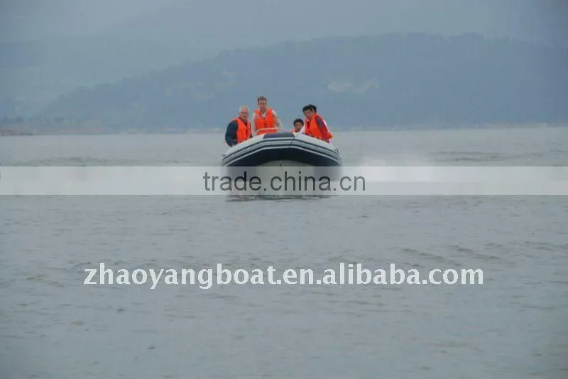 (CE)optional floor size PVC material folding boat