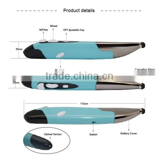 Innovative corporate gift 2016 wireless mouse and keyboard remote for TV, PC and computer