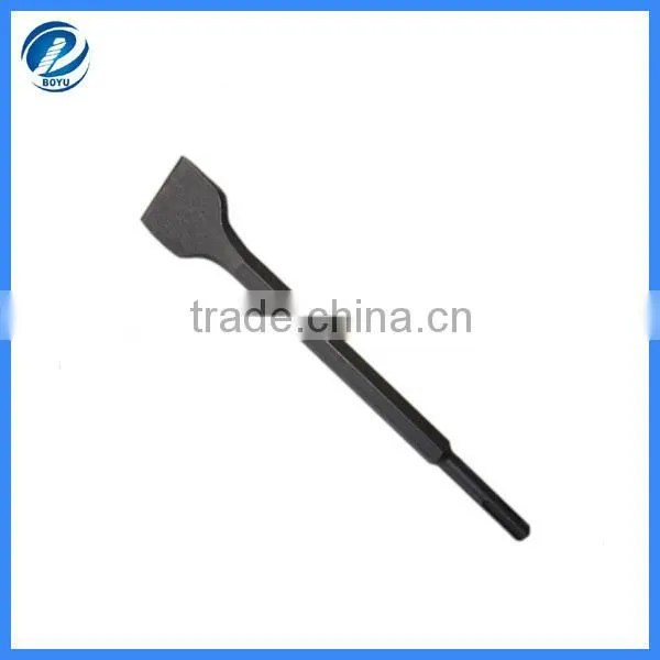 SDS Plus Wide Flat Chisel Hex Body stone chiseling tools