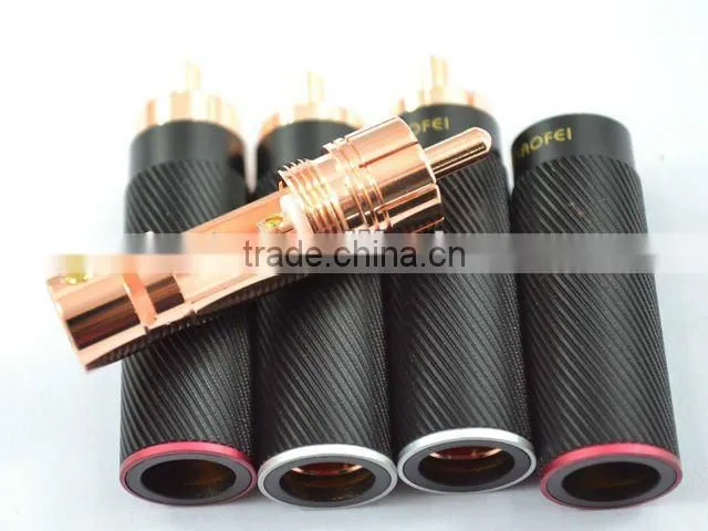 GaoFei REDO06R Red Copper Hi-End cable connector