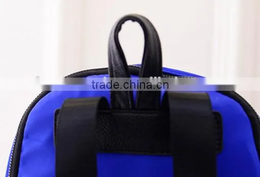 Fashion rivet decorate nylon backpack china factory