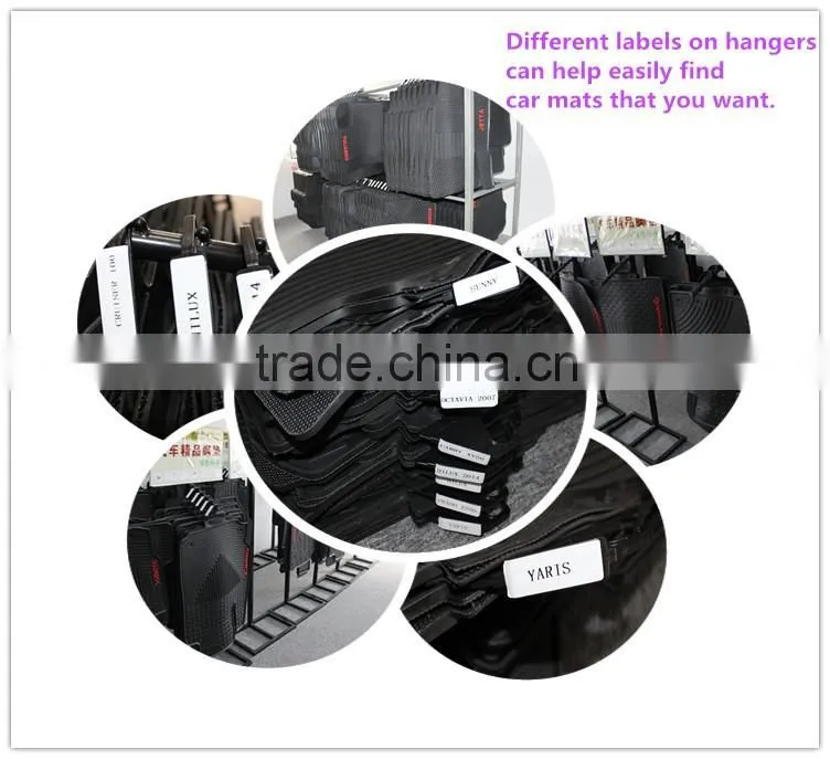 Factory Full Set Position PVC Car Floor Mats For VW GOLF 7 Wholesale