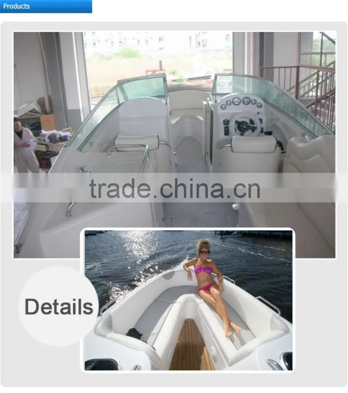 27 feet Fiberglass open boat with inboard engine (7500 Bow Rider)