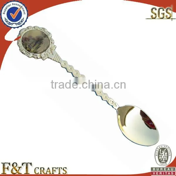 Custom tourist metal souvenir personalized spoon