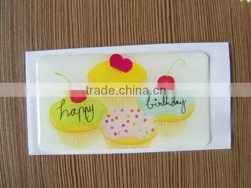 promotional 3D epoxy sticker