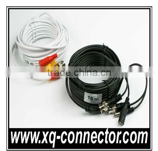 XinQi CCTV Accessories bnc rca jumper connector DC Coiled cable