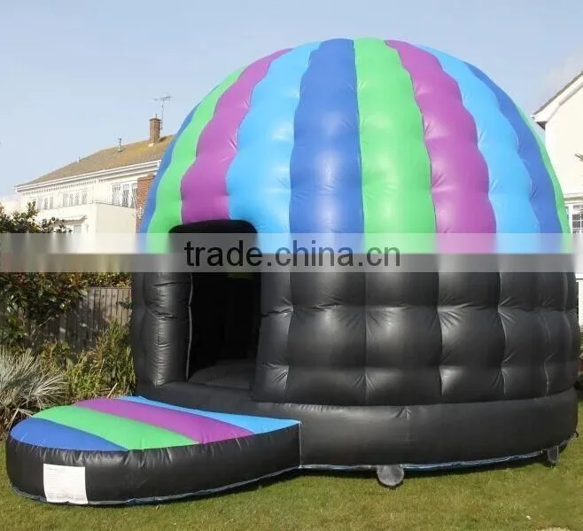 inflatable disco dome bounce castle bouncer round disco house