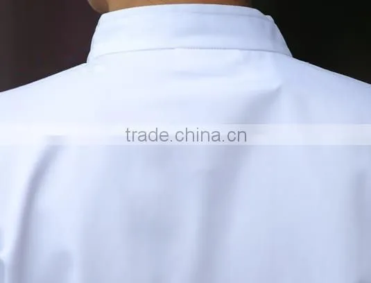 winter white long sleeve printing kitchen uniform design