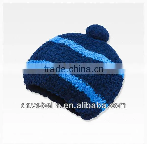 DB33 dave bella autumn winter chenille baby hat infant caps