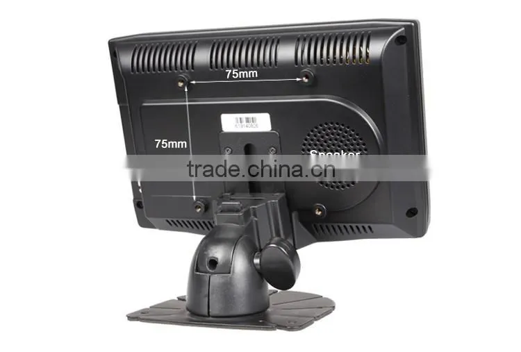 Widescreen 7 inch touch panel lcd mini av input tft screen flexible high brightness industrial monitor car