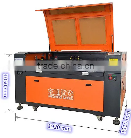 1300*900mm standard configuration double heads laser cutting machine for mdf