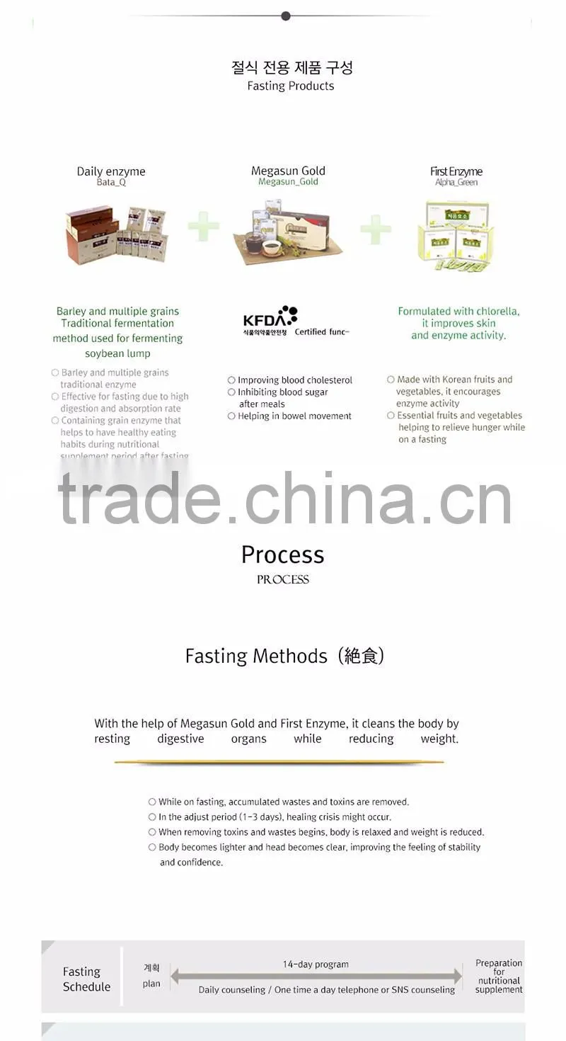 Diet Program14day Hot Sale Health Food Weight Lose Enzyme Drink Diet Drink