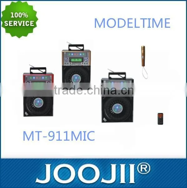2016 HOT SELL FM/AM/SW1-7 RECEIVER RADIO KARAOKE JACK&AUX IN