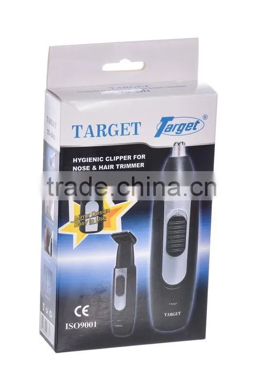 Rechargeable manual mini electric nose hair trimmer