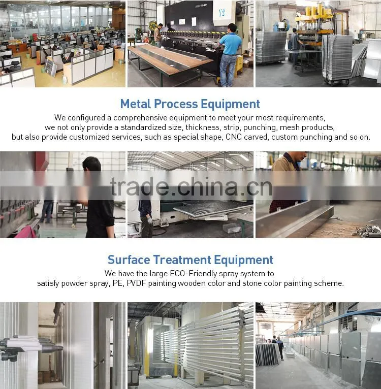 solid aluminum curtain wall for iron and rod building constructions