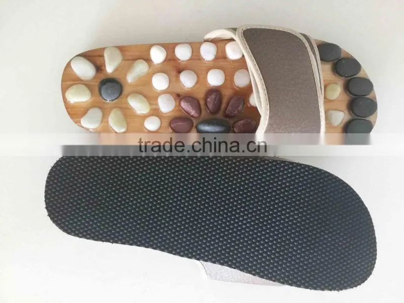 Natural Stone Massage Slipper Foot massage Shoes for Multicolor choice