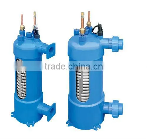 PVC shell and tube heat exchanger with corrugated tube