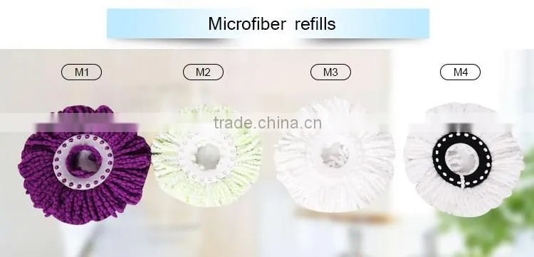 hot selling magic cleaning spin microfiber mop with bucket