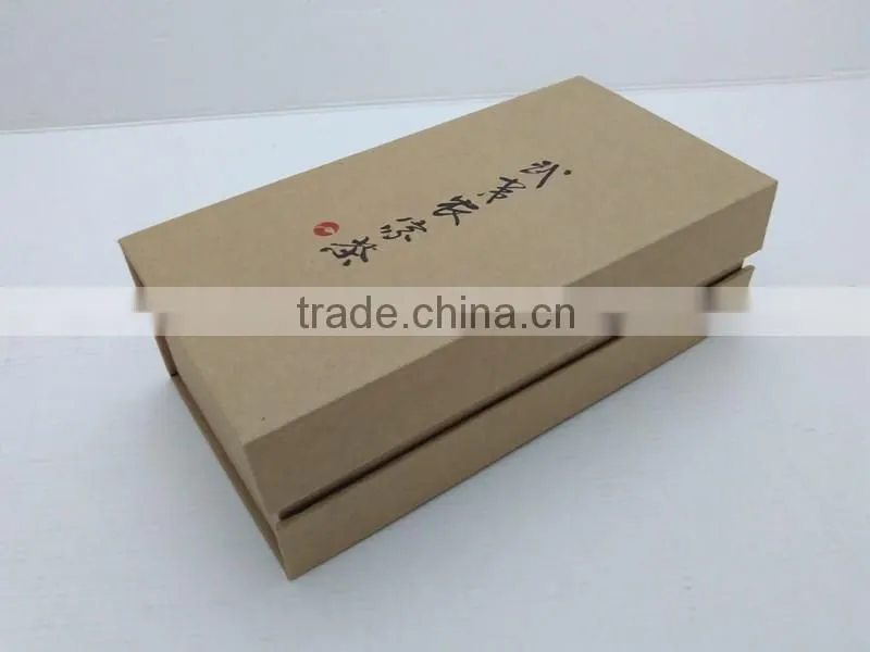 Manufacturer Custom High End Book Shape Hinged Paper Tea Packaging Box