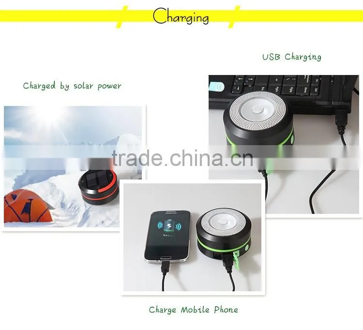 800mah Solar Power Bank LED Camping Lantern/ Collapsible Mobile Phone Charger Flashlight