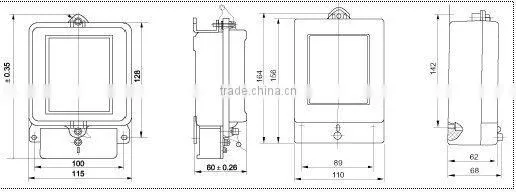 Single-phase Elecrical Watt-hour meter