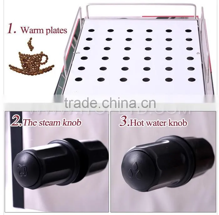 4l stainless steel professional espresso coffee maker machine