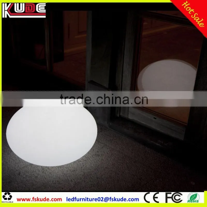 floating waterproof led light flat ball with remote control