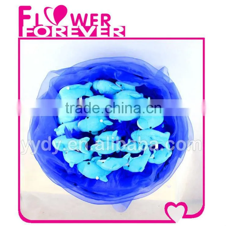 Plush Dolphin Flower New Ideas of Gift Items