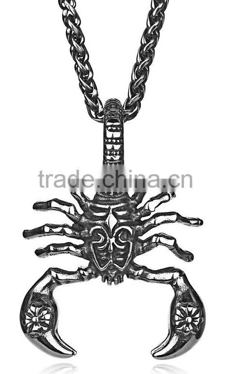 wholesale the new series Crabs titanium Complex Guge Te punk style hard bright pendant