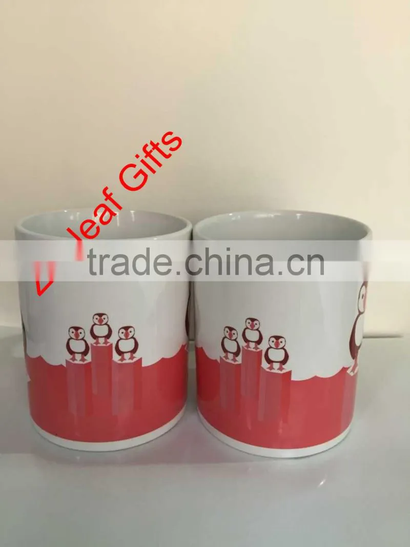 2015 new style fashion customized LOGO cute cup coffee mugs