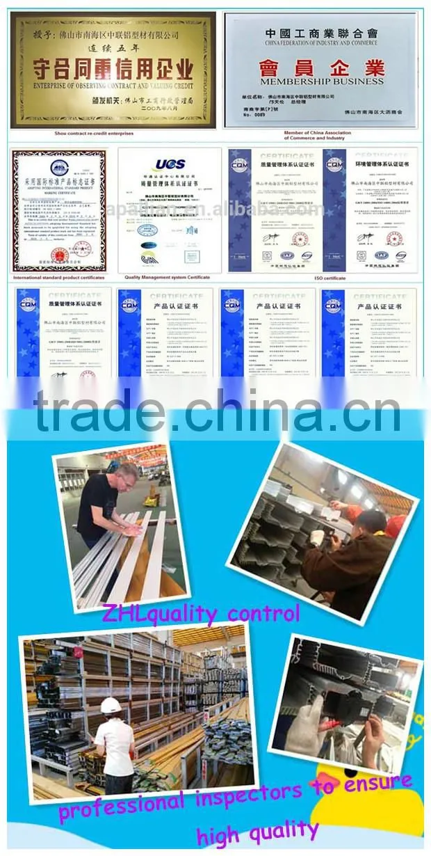 6063 OEM aluminium extrusion profiles for air conditioner window / aluminum air conditioner window supplier foshan OEM