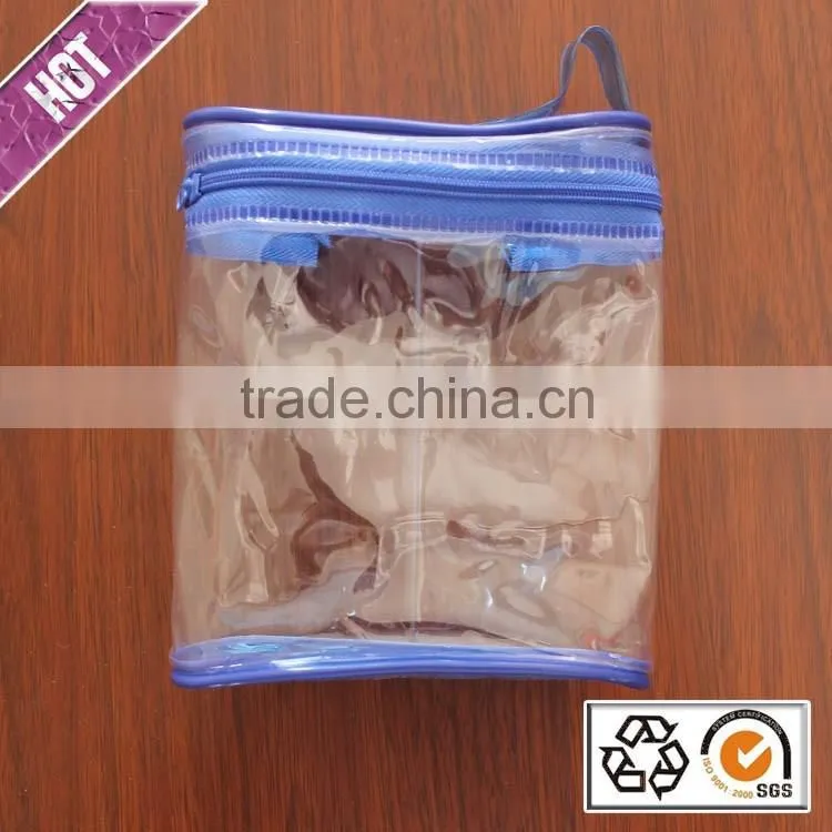 Customized Logo Portable Cosmetic PVC Bag Hot Sale Cosmetic PVC Zipper Pouch