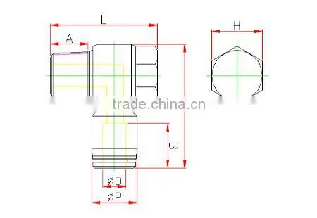 PH series Swing Elbow Pneumatic Quick Coupler