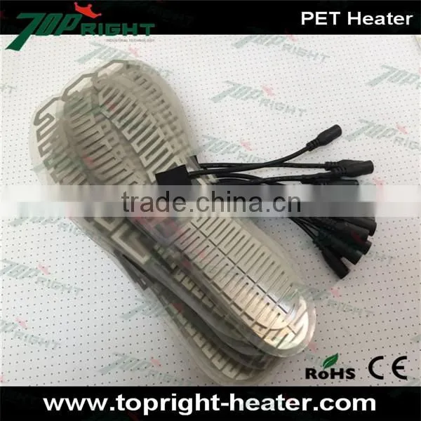 PET heating film for car rearview mirror with 3M adhesive
