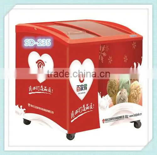 High quality best sale commercial freezer ice cream display freezer