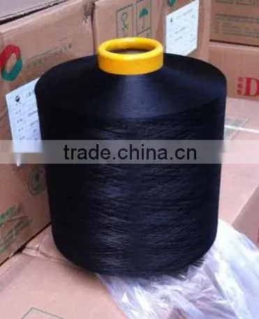 DTY 150D/48F SIM black fire retardant yarn