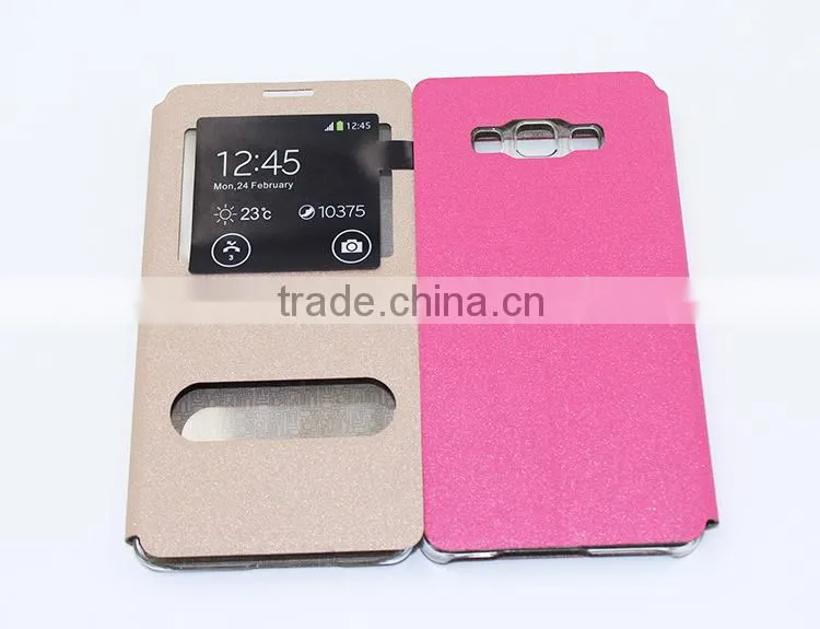 Hot-selling leather flip case for samsung galaxy J5