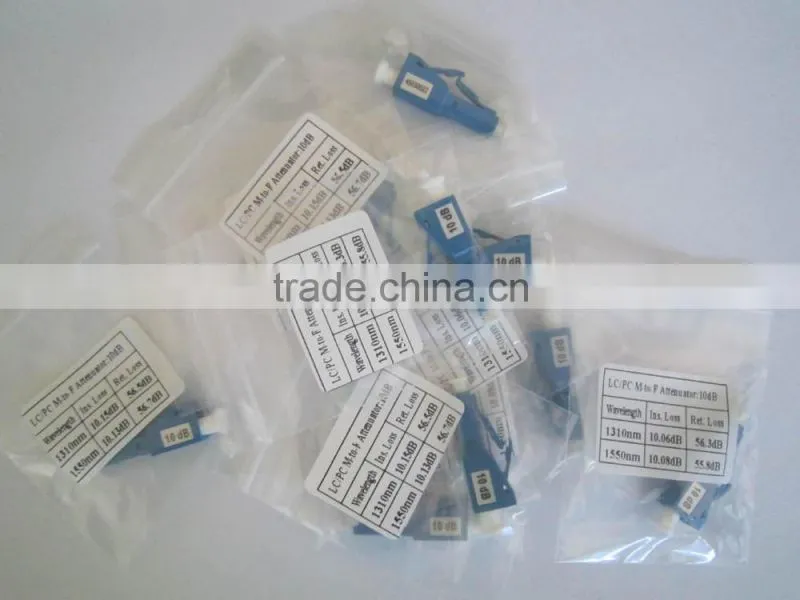 fiber optic lc/upc singlemode attenuator ,lc optical fiber attenuator 5db