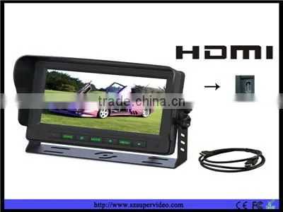small screen size 5 inch truck 4 pin reverse camera monitor