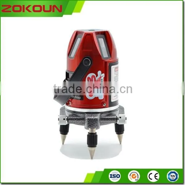 ZKLL05R Reliable performance red laser level