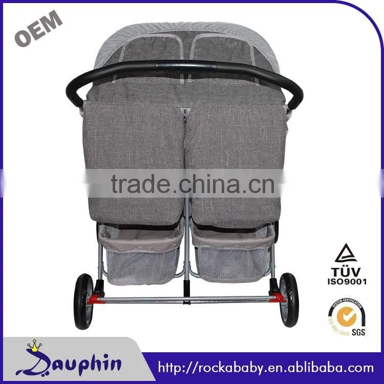 2016 new style baby pram baby twin stroller