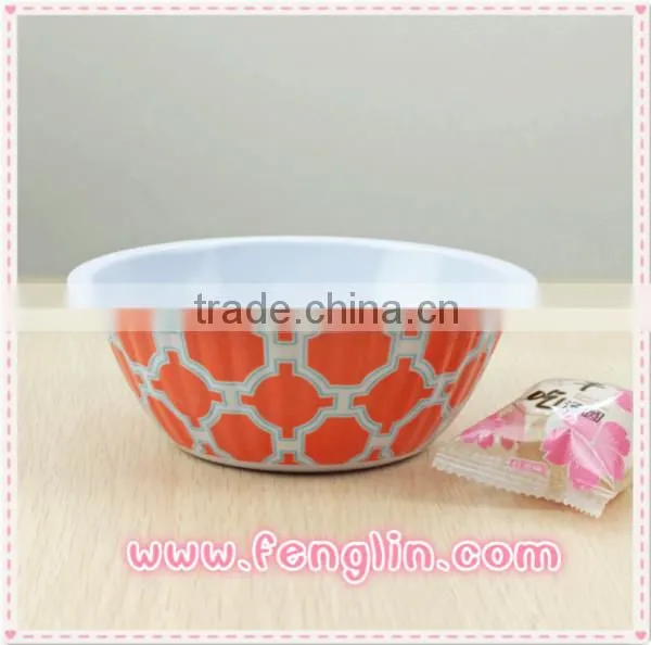 plastic rice/ soup/bowl, wholesale stackable color round melamine bowl