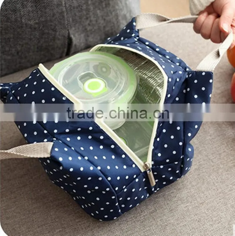 polyester portable lunch bag