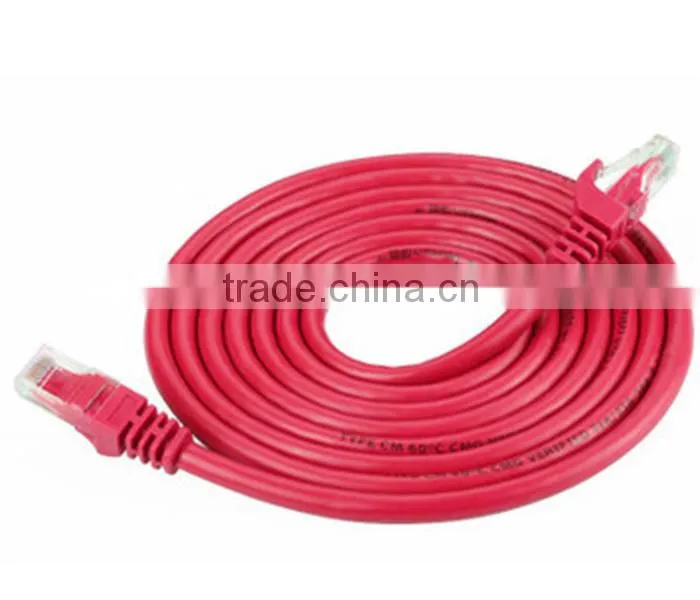 RED 2m Cat5e RJ45 10/100 Ethernet Network LAN Cable Patch PC to Router Lead