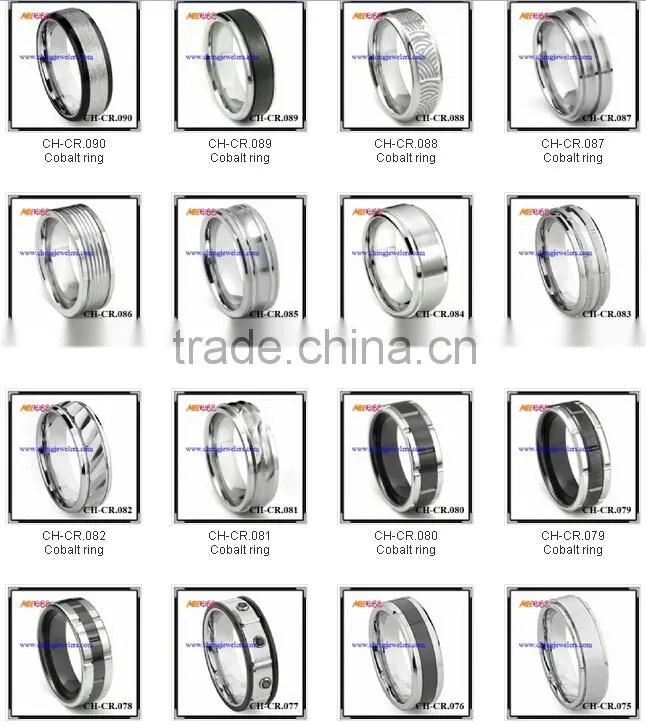High grade hot sale nice cobalt mens engagement rings,wedding bands mens,custom rings