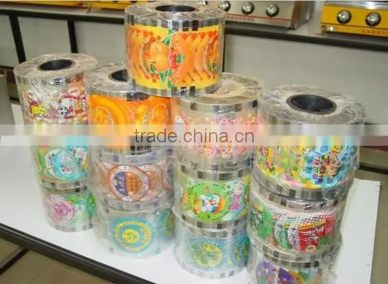 High quality fruit jelly cup lidding film/sealing film for jelly